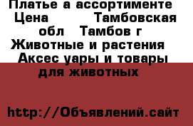 Платье а ассортименте › Цена ­ 250 - Тамбовская обл., Тамбов г. Животные и растения » Аксесcуары и товары для животных   